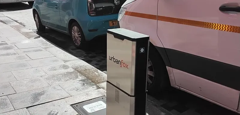 Urban Fox chargepoint on Phoenix Street