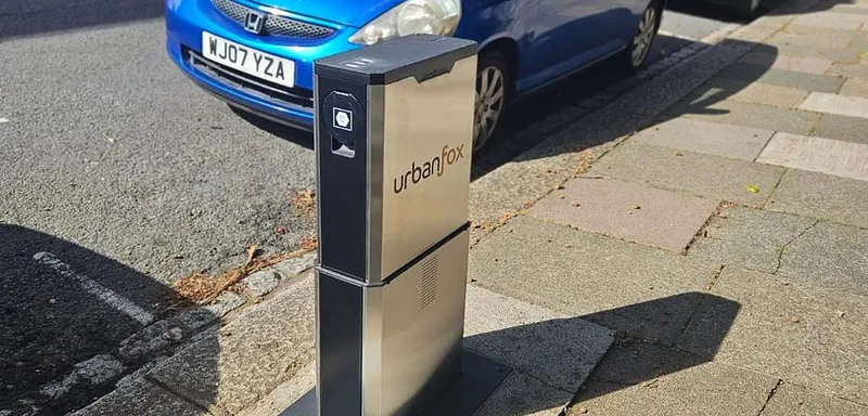 Urban Fox chargepoint on Osbourne Place