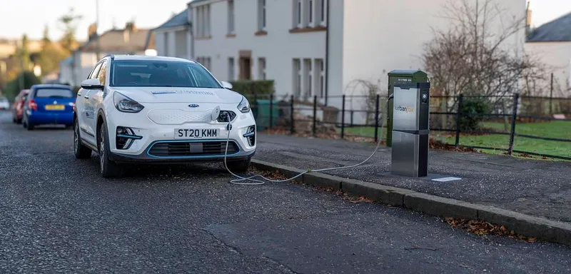 Urban Fox chargepoint on Graham Street
