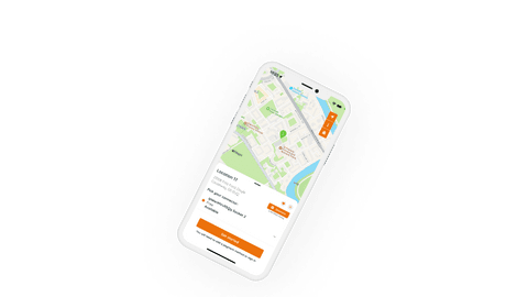 Mobile app screen