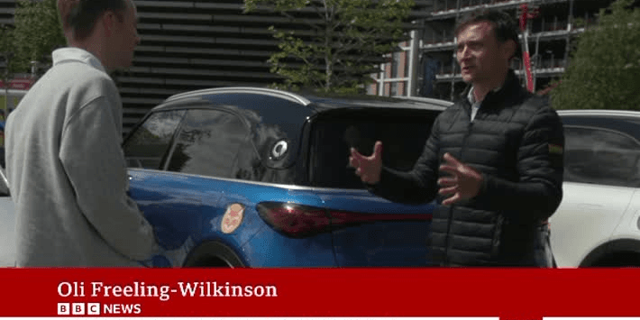Urban Fox features on BBC News discussing its innovative electric vehicle chargers hero image